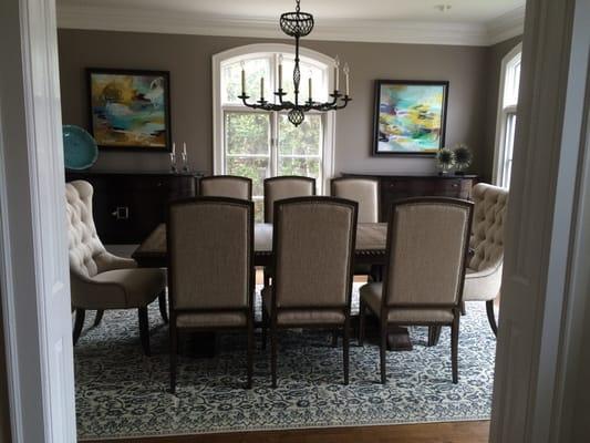 Dining room complete thanks to gregg lane!