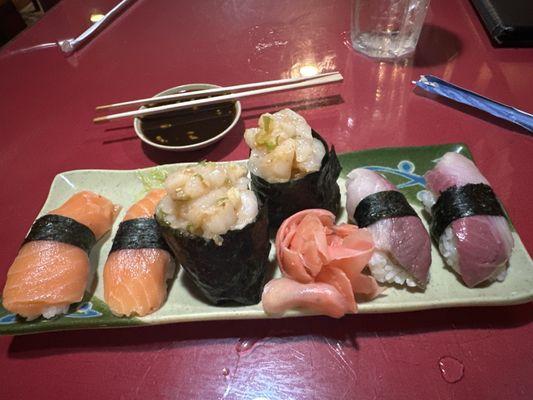 Pretty decent. Especially in Aiken. Scallop sushi is a huge amount. I came back for that one!