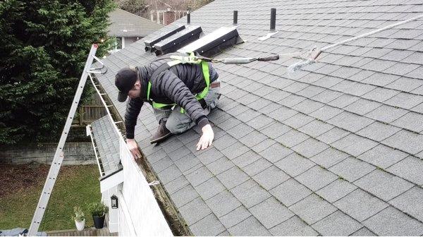 Gutter cleaning. Get a FREE quote today!