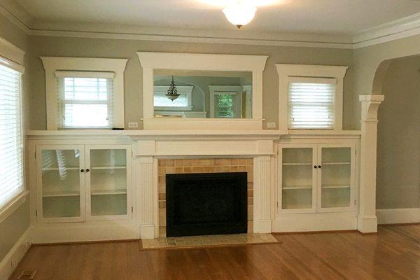 Bring built-ins back to life with a fresh coat of paint!