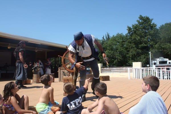 A live pirate show they did for pirates weekend