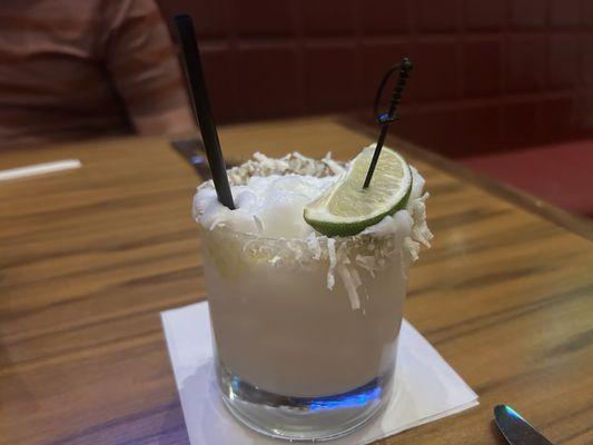 Coconut pineapple margarita