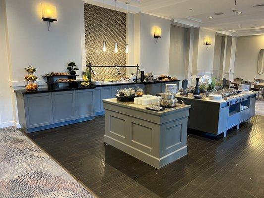 Breakfast Buffet area