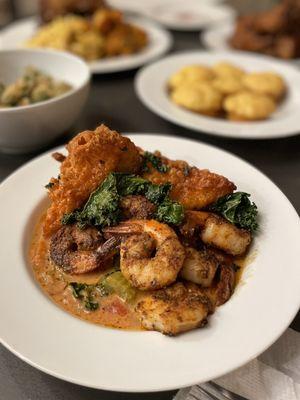 Blackened Shrimp & Grits