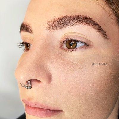 Brow threading & tinting