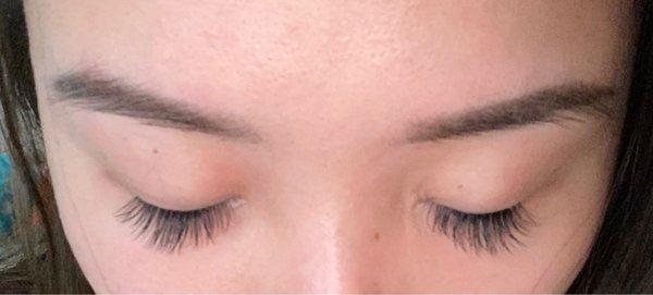 Silk Lashes, J curl, natural look size 11