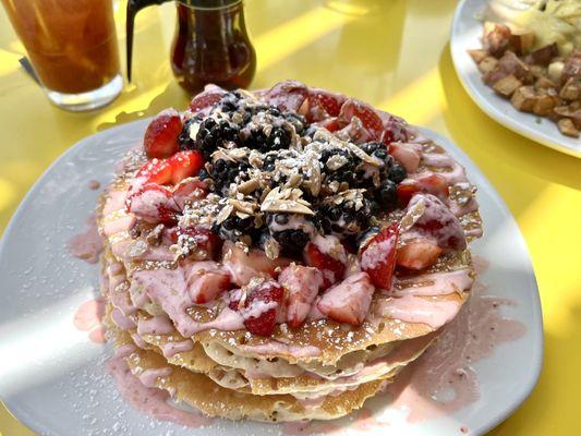 Wild Berry Crunch Pancakes