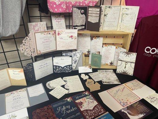 Assorted Wedding Invitations