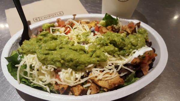 Chicken Burrito Bowl.