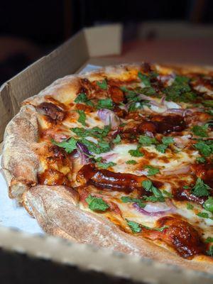 Bbq chicken pizza.. So good