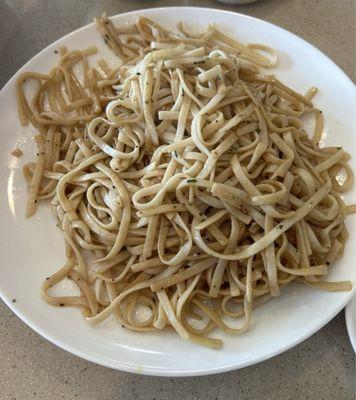 Hibachi Grilled Noodles (not on the menu but sooo good)