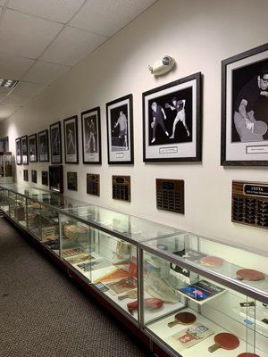 Table Tennis wall of fame .