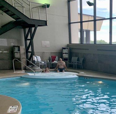 Saltwater Pool and Hot Tub