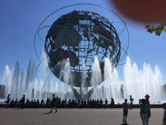 The famous Unisphere created for the 1964 World's Fair was a sight that surley created many memories for our students!