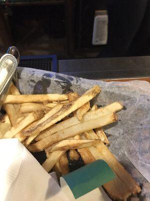 Under cooked fries