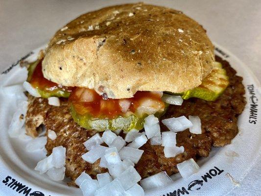 BIG Veggie Burger $6.59 the best in Rochester