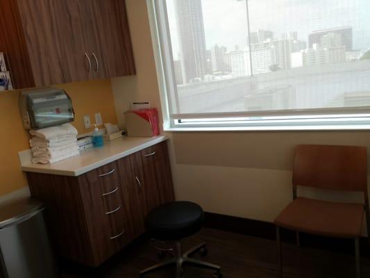 Inside the exam room