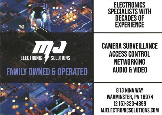 MJES Ad Card