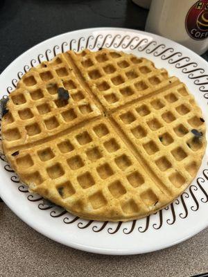 Blueberry waffle