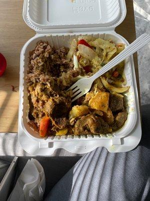 Curry Crazy Goat Platter