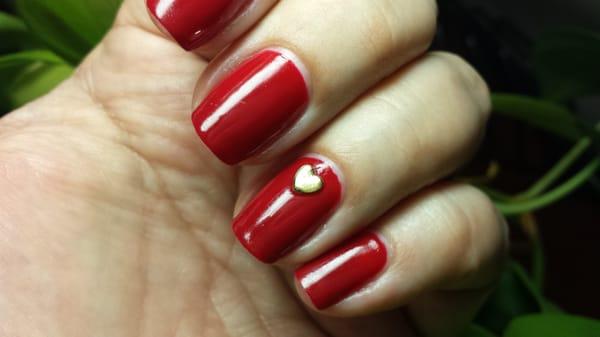 Valentine nails