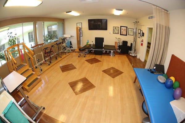 One of the rehab rooms