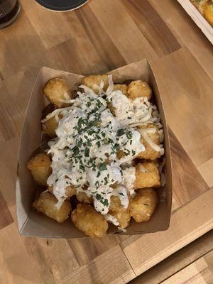 Garlic Aioli Tots