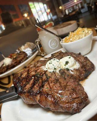 Ribeye - 12 oz. with Mac N Cheese