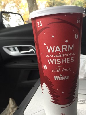 Awww Doesn't this cup make you feel all warm and fuzzy inside. From wawa with love ... how cute.