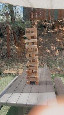 The largest tower of Jenga ever played lol