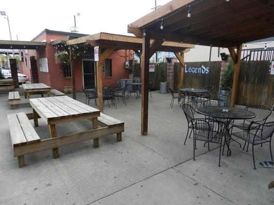 Legends Patio...Great atmosphere and location, Across the street from Parc Internationale!!