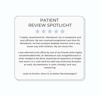 We love hearing about great patient experiences!