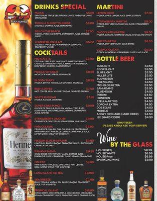 Drinks Menu