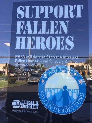 Support fallen heroes