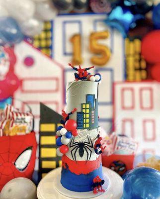 Spider-Man cake