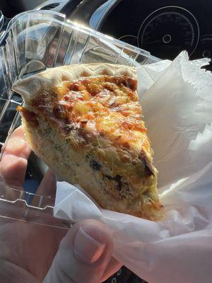 Veggie & Feta Quiche