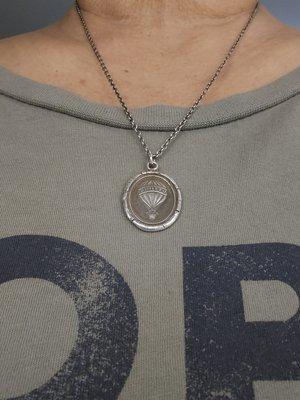 Pyrrha Talisman Stamp Necklace