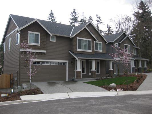 Home siding - lap and shake.