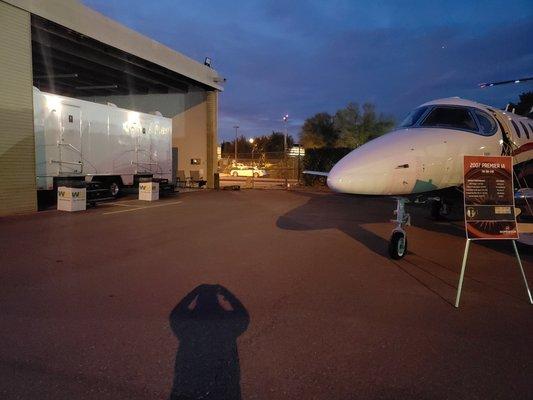 Hangar One Event. 10-stall Restroom Trailer