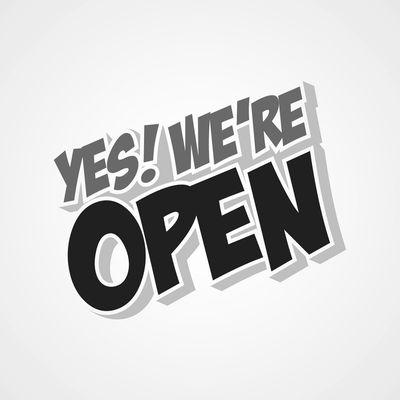 We are open! Call us or text us for free estimates and samples!