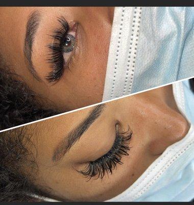 Strip lash look