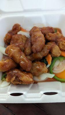 Sweet and sour chicken