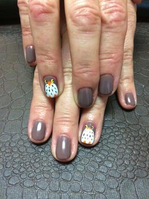 You can add fun nail art to any manicure!