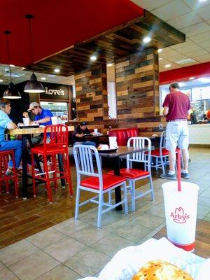 Arby's restaurant inside a Love's Gas Station