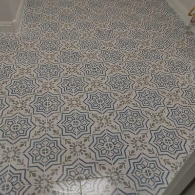 Tile laundry room