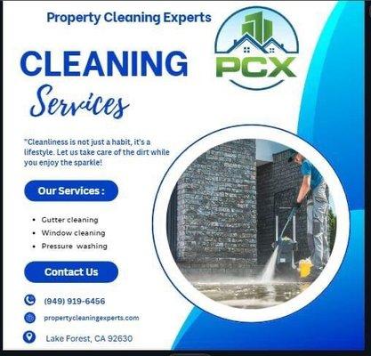 Pressure washing services