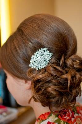 Beautiful wedding hair!!