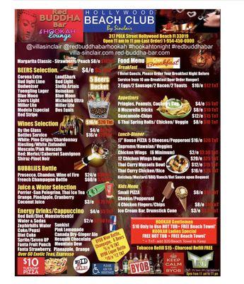 Food & Drink Menu