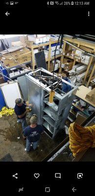 Memphis, TN shopping center on Macon Rd.  Arctic replacing commercial HVAC systems.