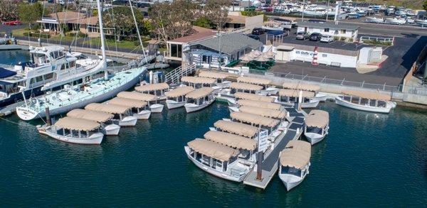 Largest, cleanest fleet of Duffy rental boats in the world!  We manufacture Duffy Boats so all of our boats are always in great shape!